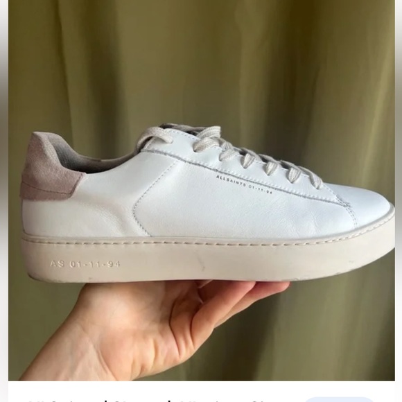 Shana Low Top Sneaker In
Chalk White/ Pink women sise 8 gently used 🌷 - Picture 3 of 12